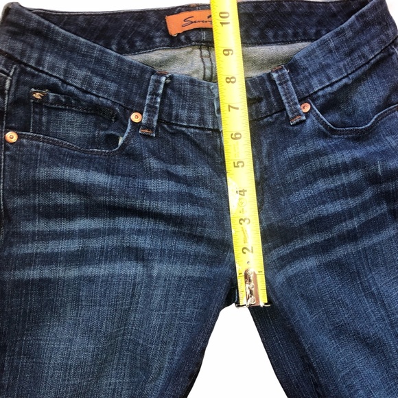 Seven Womens Bootcut Dark Wash Jeans - Picture 6 of 7